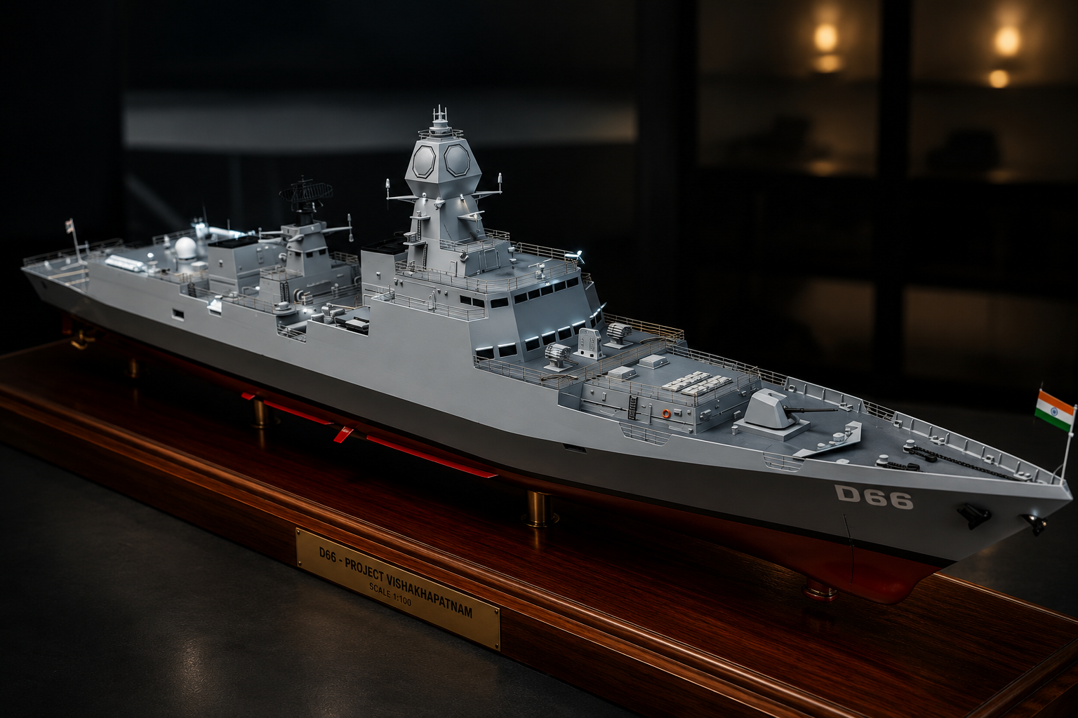 Naval Ship Scale Model